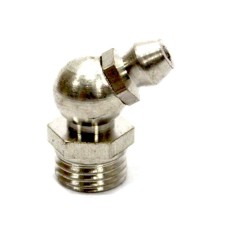 Grease Nipple 45° Bent Brass Zinc Plated